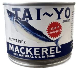 Taiyo Mackerel in Brine (48 x 190g)
