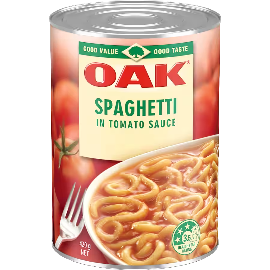 Oak Spaghetti (420g x 24 cans) Cibus Foods