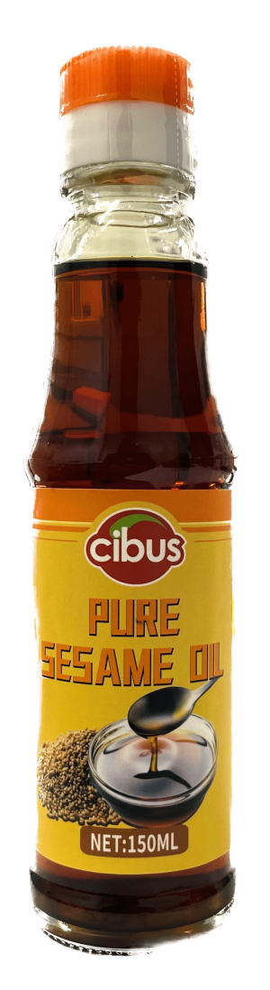 Cibus Pure Sesame Oil 150ml Glass Bottle