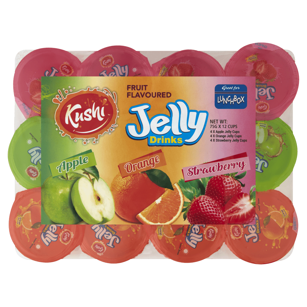 KUSHI Jelly Cups (75ml X 12CUPS X12 ) - Cibus Foods