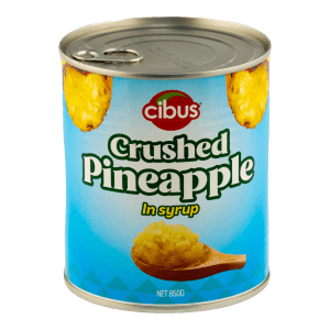 Cibus Crushed Pineapple in Syrup - with Easy Open Lid (24 x 850g)