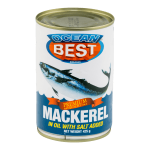 Ocean Best Mackerel in Oil (24 x 425g)