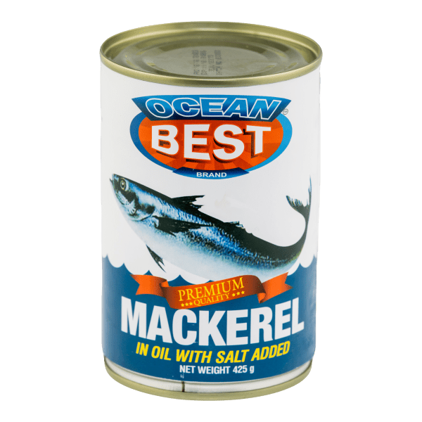 Ocean Best Mackerel in Oil (24 x 425g)