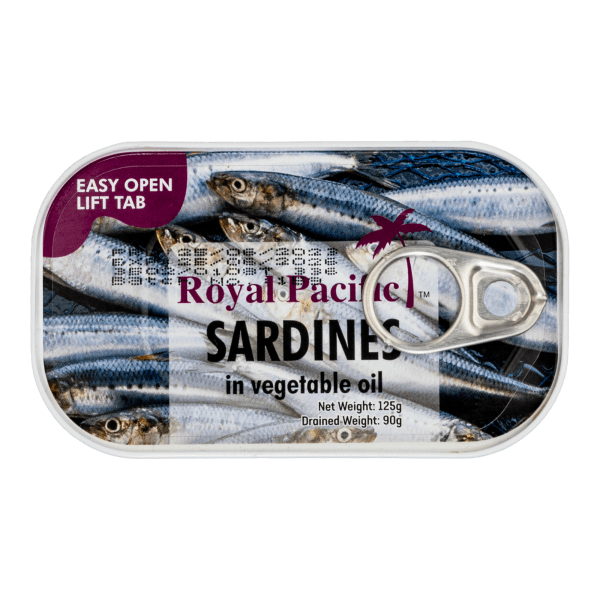 Royal Pacific Sardines in Oil (50 x 125g)