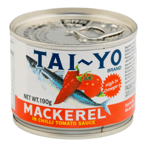 Tai-yo Mackerel in Chilli Tomato Sauce (48 x 190g)